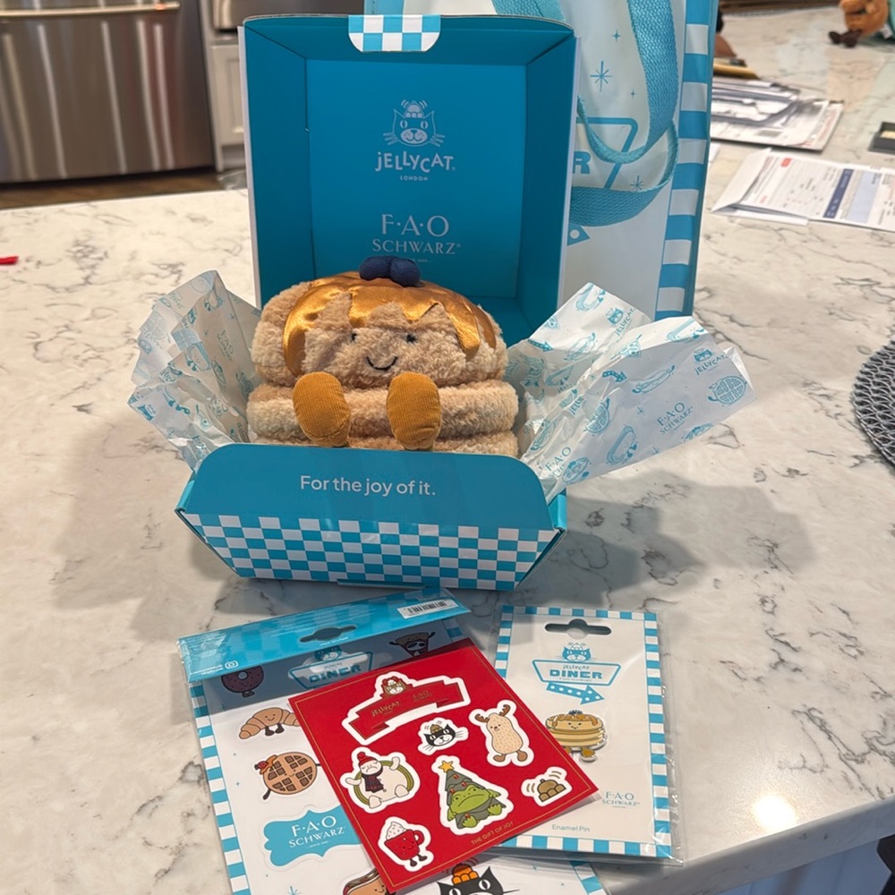 JellyCat Pancake (JellyCat NYC Diner Experience EXCLUSIVE)